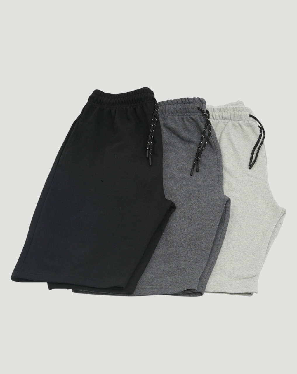 Short de sport pour homme Noir